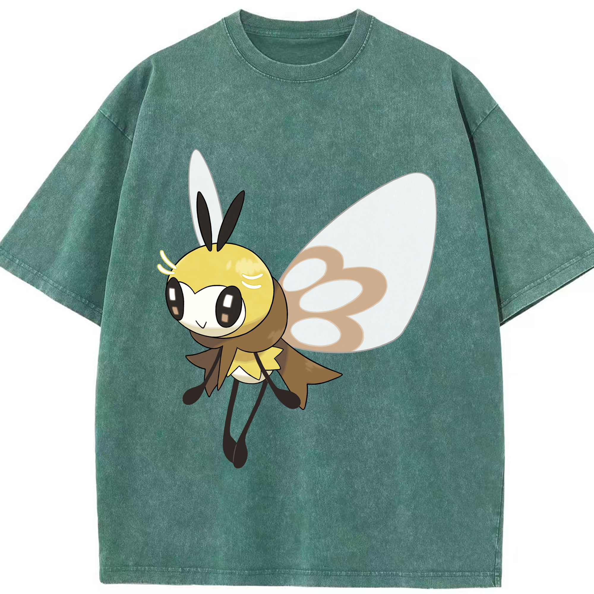 （画像用） ポケットモンスター Pokémon 綿100% ヴィンテージ風 半袖Tシャツ（フロントプリント）